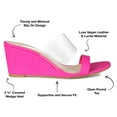 thumbnail image 4 of Journee Collection Womens Angelina Slip On Open Toe Wedge, 4 of 6