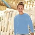 thumbnail image 2 of Fruit Of The Loom Kids Big Girls Classic 80/20 Set-In Sweatshirt, 2 of 3