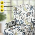 thumbnail image 6 of Upholstered Wingback Recliner Chair - Traditional Push Back Recliner - Fabric Floral Recliner Chair, 6 of 6