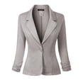 thumbnail image 1 of MixMatchy Women's Classic Casual Work Solid Color Knit Blazer, 1 of 4