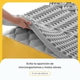thumbnail image 3 of Cubre Colchón Nooz Memory Foam 5 cm carbón activado gris matrimonial, 3 of 8