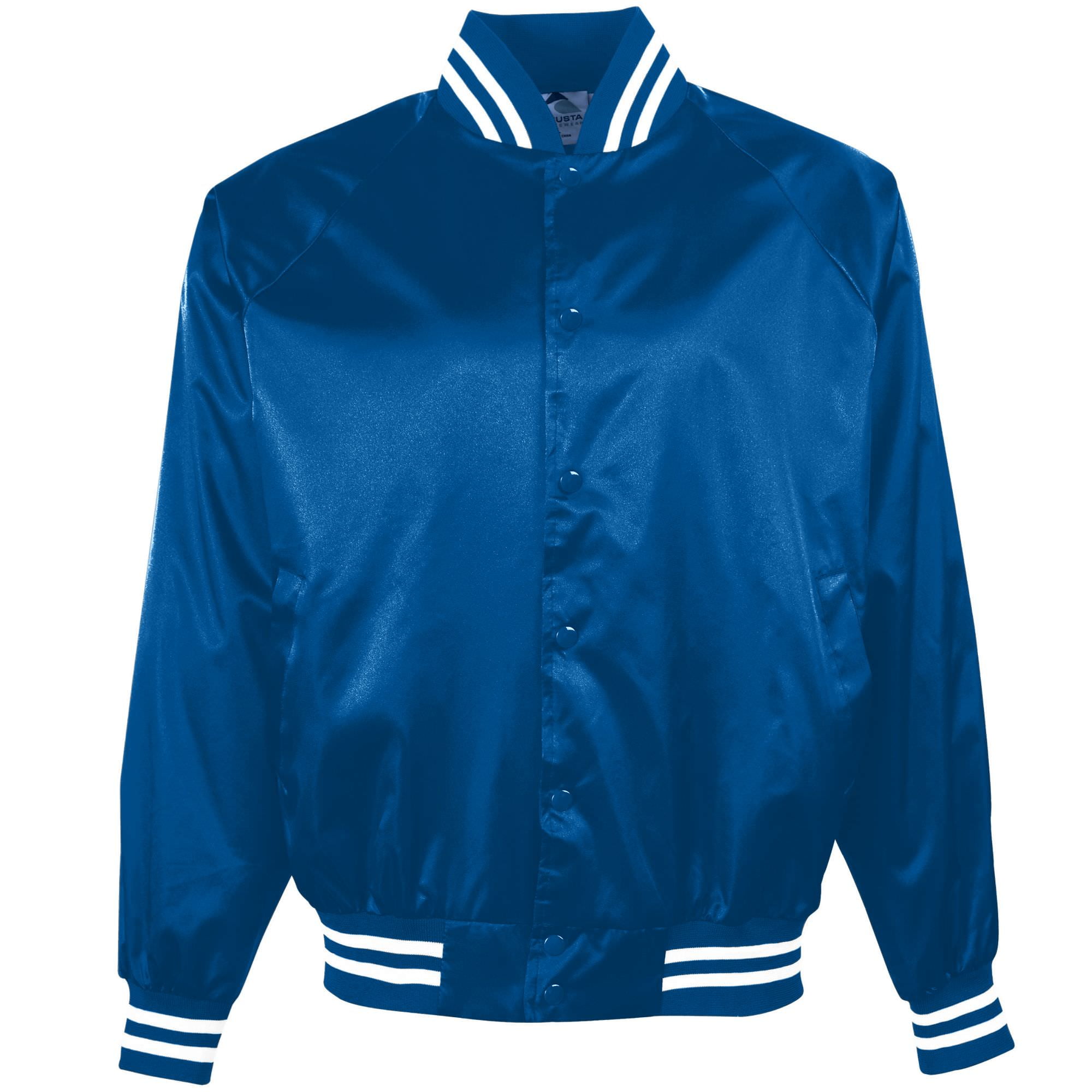 Youth Satin Baseball Jacket/Striped 