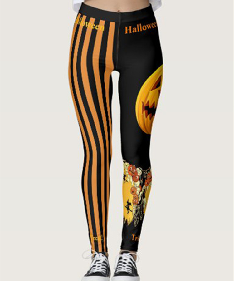 Women's Halloween Themed Printed Sports 