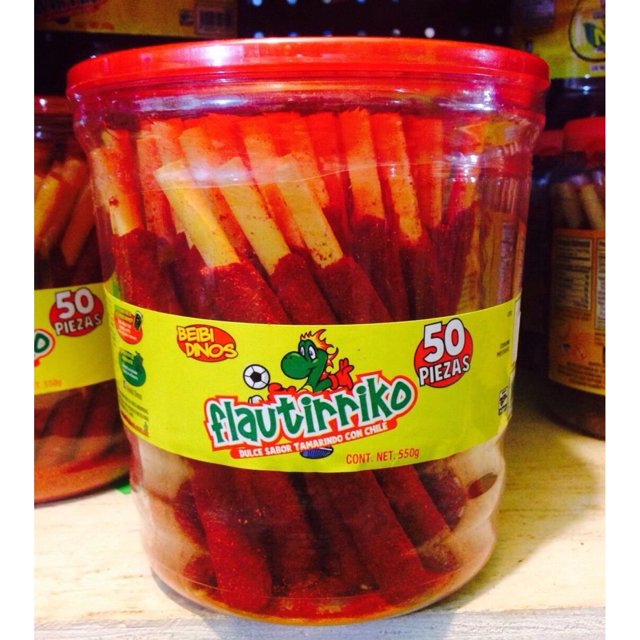 Flautirriko Tarugos Tamarindo Tamarind Candy Sticks 50 Pcs 550g Always Fresh