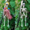 thumbnail image 5 of JZROCKER CreepySkeleton Figurine Miniature Skeleton Models with Rope for Haunted House For Halloween, 5 of 11