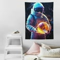 thumbnail image 4 of Shiartex Astronaut Space Tapestry for Bedroom, Cool Galaxy Planet Wall Hanging, Fantasy Outer Spaceman Room Decor Art Poster Aesthetic for Boys Men Guys College Dorm Living Room 30x40 Inch, 4 of 7
