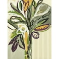 thumbnail image 2 of Maritz, Angela 15x18 White Modern Wood Framed Museum Art Print Titled - Serene Floral II, 2 of 4