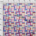 thumbnail image 3 of oneOone Silk Tabby Light Brown Fabric Geometric Bold Lines Sewing Material Print Fabric By The Yard 42 Inch Wide, 3 of 4