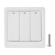 thumbnail image 1 of Interruptor de luz táctil de pared remoto inteligente WiFi para Google Home Control de voz UE 100-250V, 1 of 9