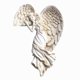 thumbnail image 2 of Estatua de ángel decorativa de resina para esquina, escultura de pared para dormitorio o decoración del hogar. Derecha, 2 of 8
