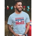 thumbnail image 2 of 4Th July United States T-Shirt Men -Image by Shutterstock, Male Medium, 2 of 4