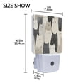 thumbnail image 4 of Yayeee LED Plug in Night Light for The Home with Auto Dusk to Dawn Light Sensors, 2 Pack, White Cute Cats, 4 of 6