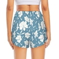 thumbnail image 4 of Goofa Lilies Flowers Printed Women 2 in 1 Running Shorts,Quick Dry Athletic Workout Shorts,High Waisted Athletic Shorts with Liner Pockets-X-Large, 4 of 9