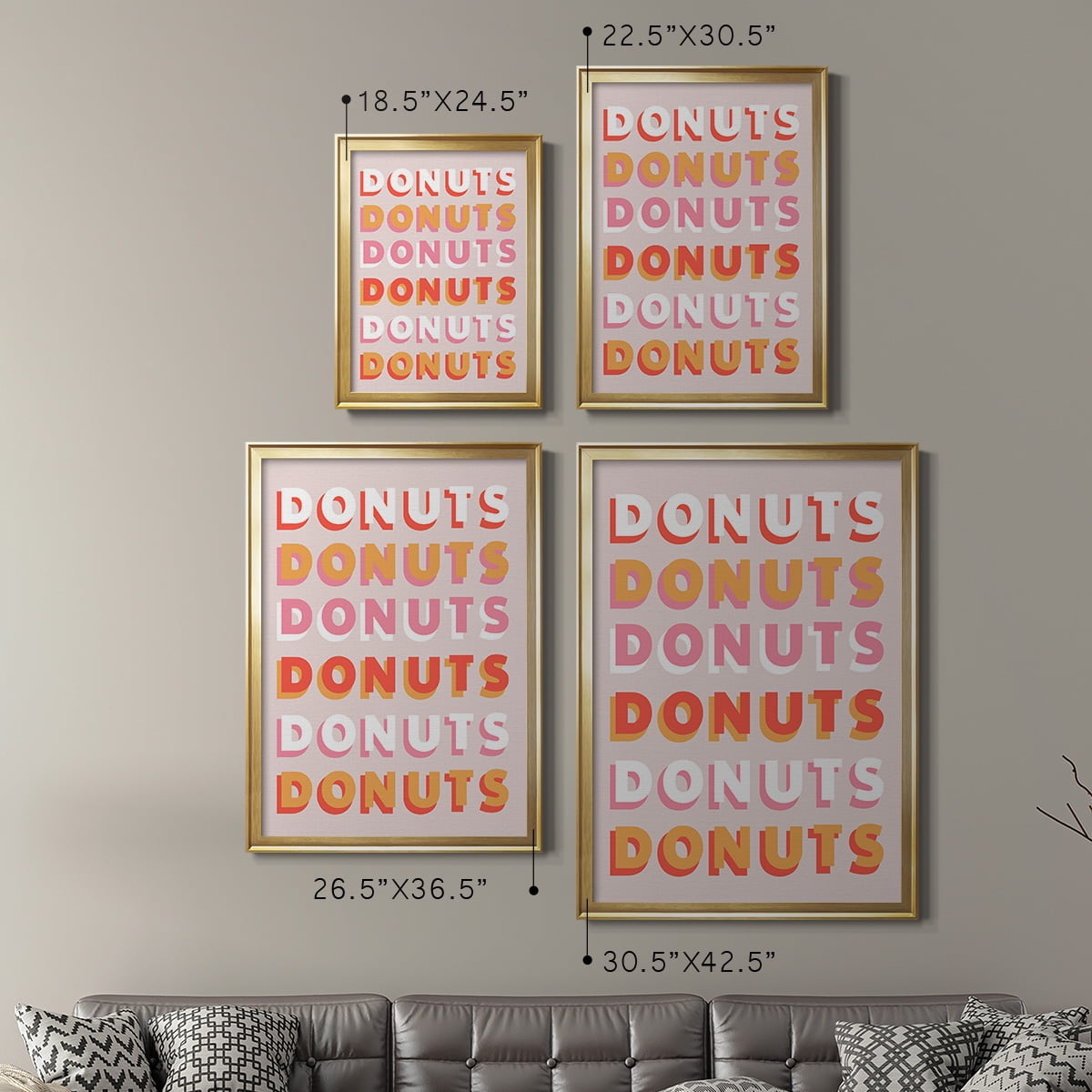 Donuts Premium Classic Framed Print - Ready to Hang