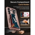 thumbnail image 3 of Funda Vihibii para Samsung Galaxy S25 con tarjetero y RFID, 3 of 7