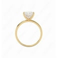 thumbnail image 4 of Cora Jewellery 2CT Round Moissanite Simple Solitaire Engagement Ring For Women, 18K Yellow Gold, 4 of 5