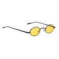 thumbnail image 1 of Gafas de Sol Vintage BLESIY Montura Ovadas Amarillo, 1 of 8