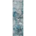 thumbnail image 2 of Addison Rugs Mayfield Washable Transitional Modern Teal Runner Rug, 2'3" x 7'6", 2 of 5
