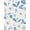 Blue, Pattern 1, variant on ODIKA 4'x6' White Blue Blossom Elegance for Modern Washable Area Rug Chic Floral Design with Serene Accents Pet Friendly, Non-Shedding for Bedroom, Reading Nook