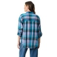 thumbnail image 4 of Gloria Vanderbilt Swan Series Women's Amanda Oversized Shirt, Sizes S-XXXL, 4 of 5