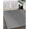thumbnail image 2 of Ahgly Company Indoor Round Patterned Gray Dolphin Gray Area Rugs, 8' Round, 2 of 6