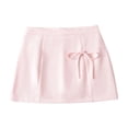 thumbnail image 4 of 2025 Women’s Bow-Tie Waist Bodycon Mini Skirt – Sweet & Sexy Stretchy Spandex Pencil Skirt, 4 of 8