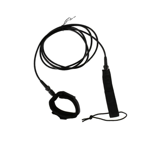 Surfboard Leash Surfing Leash String Surfboard Leash String Leg Surfboard Leash String Rope Cord Calf Leash 4feet Black
