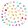 thumbnail image 4 of MasteelfCA 300 Pcs Mini Ongles Colorés à Deux Pieds, Accessoires Faits Main, 4 of 7