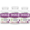 Pure Forskolin Extract - Three 90 Count Bottles 250mg a 20% Extract of Pure Coleus Forskohlii