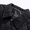 thumbnail image 4 of 2023 Winter Diamond Shaped Checkered Coat Loose Jacket For Men Casual Fashion Coat Large Size, 4 of 6