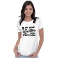 thumbnail image 3 of US Army Logo My Son Defending Freedom Women's T Shirt Ladies Tee Brisco Brands X, 3 of 5