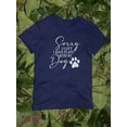 thumbnail image 3 of Sorry Have Plans Petparent Shaped T-Shirt Women -Smartprints Designs, Female XX-Large, 3 of 5
