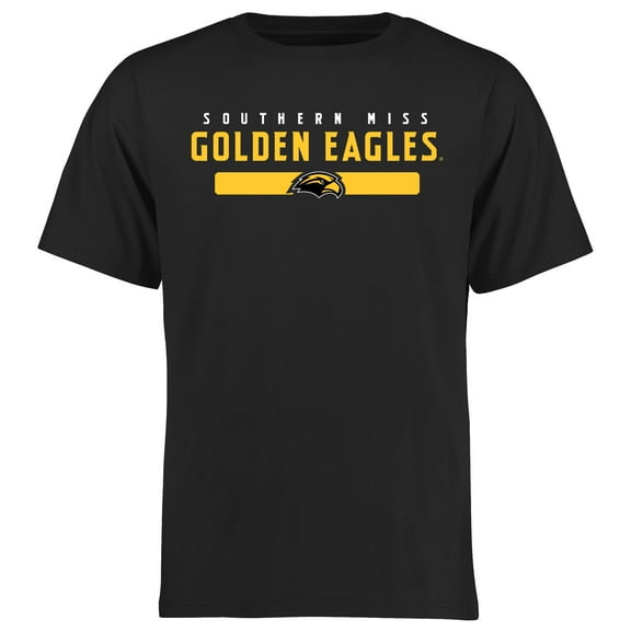 Men's Black Southern Miss Golden Eagles Team Strong T-Shirt