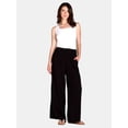 thumbnail image 2 of No Boundaries Wide Leg Pants, Women's and Women's Plus, 2 of 5
