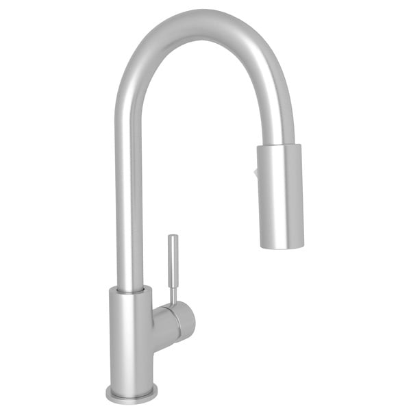 Rohl Modern Lux Side Lever Bar/Food Prep Stainless Steel Pull-Down