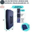 thumbnail image 6 of Tent Bag. For Inflatable Mattress, Flip, Bleacher, Booster Seat, Dog Bed, Moving 24”x14” NAVY BLUE, 6 of 9