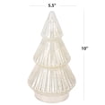 thumbnail image 2 of Better Homes & Gardens 10‘’  Decorative Tabletop Christmas Tree in Mercury Ribbed White Glass, Small, 2 of 15