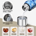 thumbnail image 3 of 20 Oz Blue Dog Paw Footprint Coffee Tumbler Double Wall Insulated Stainless Steel Water Bottle | Metal Reusable Thermoses Flask with Cup Cap | Leak & Sweat Proof with Anti-Dust Lid, 3 of 7