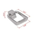 thumbnail image 5 of Utopia Alley HW353SS Beau Polished Chrome Ring Cabinet Pull, 1.25 in. dia., 5 of 8