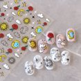 thumbnail image 3 of Lubelski Nail Adhesive Stickers Lovely DIY Paper Roses and Rabbits Nail Decals for Women, 3 of 7