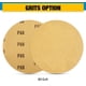 thumbnail image 5 of S SATC 100 discos de lijado PSA de 6 pulgadas con respaldo adhesivo, accesorio de lijadora de grano 80 para taladro, papel de lija redondo autoadhesivo de óxido de aluminio con respaldo adhesivo, 5 of 6
