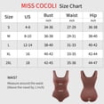 thumbnail image 3 of MISS COCOLI Womens Shapewear Bodysuit Tummy Control Round Neck Full Body Shaper Slimming, 3 of 6