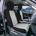 thumbnail image 6 of For 2022-2026 Nissan Frontier FH Group Custom Fit Neoprene Car Seat Covers Wateropoof - Gray Full Set, 6 of 6