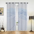 thumbnail image 2 of Patio Curtain Desert Starry Sky Valley Kitchen Curtains In The Modern Living Room Bedroom Dining Room Translucent Curtain, 2 of 6
