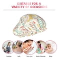 thumbnail image 6 of KLL Fall Rabbit Pattern Shower Cap & Bath Cap for Women,Reversible Oversized Waterproof Shower Caps for all Hair Lengths,Elastic Reusable Bathing Hair Cap, 6 of 6