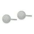 thumbnail image 2 of Leslie's SS Radiant Essence Rhodium-plated 8mm Ball Post Earrings, 2 of 3