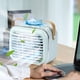 thumbnail image 4 of Ventilador portátil de escritorio con vapor frío, 3 velocidades, tanque de agua de 200 ml e inclinación hacia arriba y hacia abajo para el hogar, la oficina y la refrigeración personal., 4 of 9