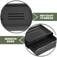 thumbnail image 6 of AURARMLET Self-Draining Wall-Mounted Soap Holder in Black for Tidy Bathrooms, 6 of 6