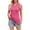 Hot Pink, variant on Tiqkatyck Tank Tops for Women Trendy Women's 2025 Spring New Chic V Neck Casual Sleeveless Solid Color Knitted Vest Women's Short Sleeve T Shirt Sleeveless Tunic Tops Summer Tops for Women Black L