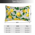 thumbnail image 2 of Honeii Lemon1 Print Pillow Cases,Plush Throw Pillow Covers,Decorative Pillowcase for Sofa, Couch, Living Room-20"x30", 2 of 6